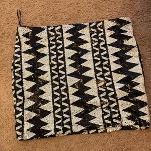 Sequenced bandage skirt